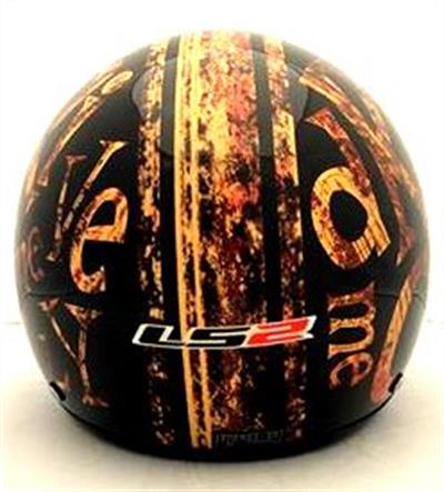 Ls2 OF561 Crazy Gold Açık Motosiklet Kaskı