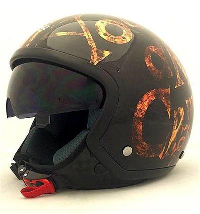 Ls2 OF561 Crazy Gold Açık Motosiklet Kaskı