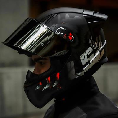 Ls2 Rapid 2 Clawn Race Full Face Motosiklet Kaskı Yarış Spoiler +  Şeffaf + Siyah Vizörlü