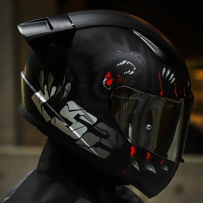 Ls2 Rapid 2 Clawn Race Full Face Motosiklet Kaskı Yarış Spoiler +  Siyah Vizörlü