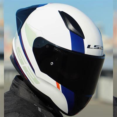 Ls2 Rapid 2 Driveway Race Full Face Motosiklet Kaskı Yarış Spoiler +  Siyah Vizörlü