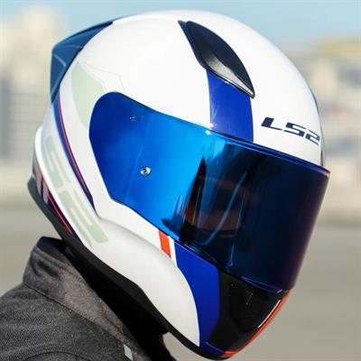 Ls2 Rapid 2 Driveway Race Full Face Motosiklet Kaskı Yarış Spoiler +  Şeffaf + Gökkuşağı Vizörlü