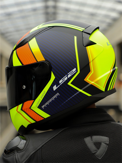 Ls2 Rapid 2 Extra Full Face Motosiklet Kaskı Siyah Vizörlü