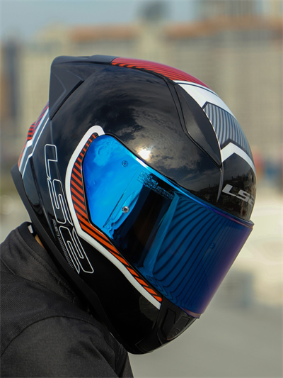 Ls2 Rapid 2 Extra Race Full Face Motosiklet Kaskı Yarış Spoiler +  Şeffaf + Gökkuşağı Vizörlü