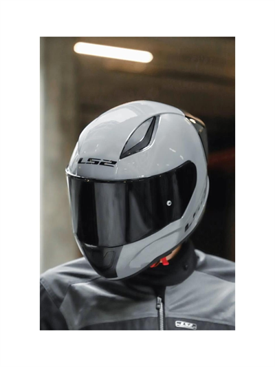 Ls2 Rapid 2 Full Face Motosiklet Kaskı Siyah Vizör - Yarış Spoiler