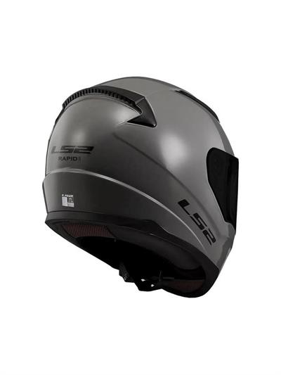 Ls2 Rapid 2 Full Face Motosiklet Kaskı Şeffaf + Siyah Vizörlü