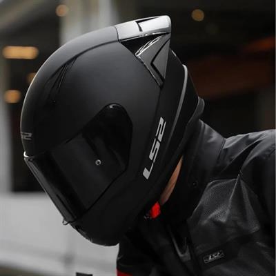 Ls2 Rapid 2 Mat Siyah Full Face Motosiklet Kaskı Siyah Vizörlü