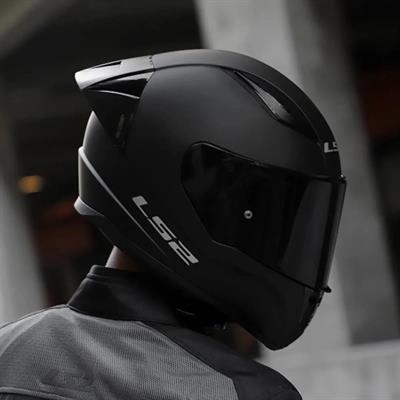 Ls2 Rapid 2 Mat Siyah Full Face Motosiklet Kaskı Siyah Vizörlü