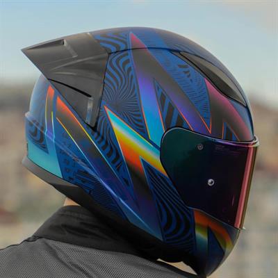 Ls2 Rapid 2 Optik Race Full Face Motosiklet Kaskı Yarış Spoiler +  Şeffaf + Gökkuşağı Vizörlü