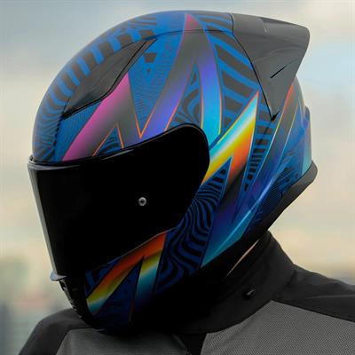 Ls2 Rapid 2 Optik Race Full Face Motosiklet Kaskı Yarış Spoiler +  Siyah Vizörlü