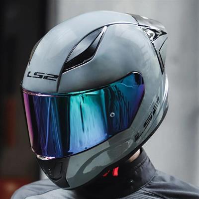 Ls2 Rapid 2 Race Full Face Motosiklet Kaskı Yarış Spoiler +  Şeffaf + Siyah Vizörlü