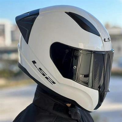 Ls2 Rapid 2 Race Full Face Motosiklet Kaskı Yarış Spoiler +  Şeffaf + Siyah Vizörlü