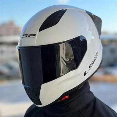 Ls2 Rapid 2 Race Full Face Motosiklet Kaskı Yarış Spoiler +  Şeffaf + Siyah Vizörlü