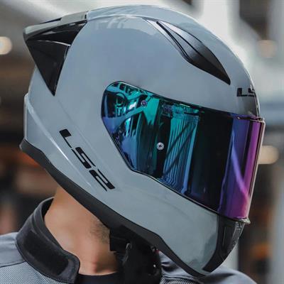 Ls2 Rapid 2 Race Full Face Motosiklet Kaskı Yarış Spoiler +  Şeffaf + Siyah Vizörlü