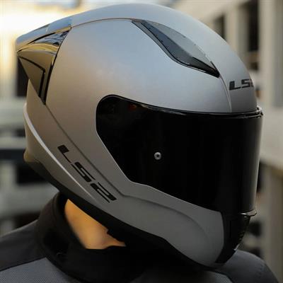 Ls2 Rapid 2 Race Full Face Motosiklet Kaskı Yarış Spoiler +  Şeffaf + Siyah Vizörlü