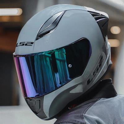 Ls2 Rapid 2 Race Full Face Motosiklet Kaskı Yarış Spoiler +  Şeffaf + Siyah Vizörlü