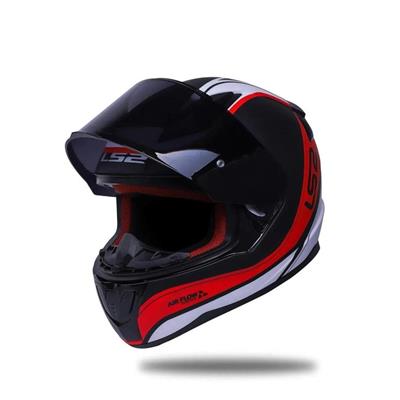 Ls2 Rapid Deeper Full Face Motosiklet Kaskı - Şeffaf + Siyah Vizörlü