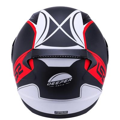 Ls2 Rapid Deeper Full Face Motosiklet Kaskı - Siyah Vizörlü