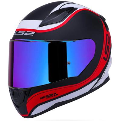 Ls2 Rapid Deeper Full Face Motosiklet Kaskı - Koyu Mavi Vizörlü