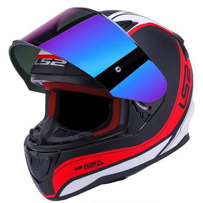 Ls2 Rapid Deeper Full Face Motosiklet Kaskı - Şeffaf + Koyu Mavi Vizörlü