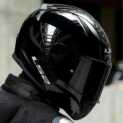 Ls2 Rapid Full Face Motosiklet Kaskı - Siyah Vizörlü