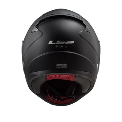 Ls2 Rapid Mat Siyah Kask Siyah Vizörlü