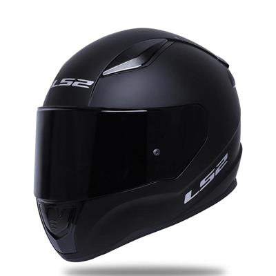 Ls2 Rapid Mat Siyah Kask Siyah Vizörlü