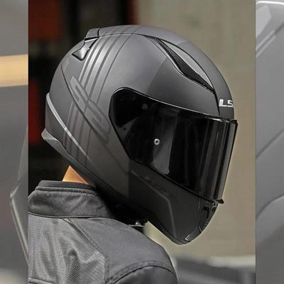 Ls2 Rapid Multiply Full Face Motosiklet Kaskı - Şeffaf + Siyah Vizörlü