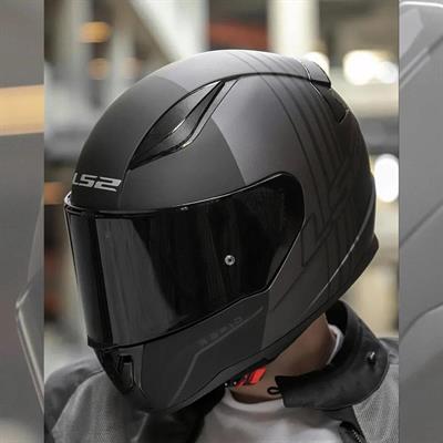 Ls2 Rapid Multiply Full Face Motosiklet Kaskı - Şeffaf + Siyah Vizörlü