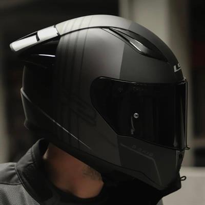 Ls2 Rapid Multiply Race Full Face Motosiklet Kaskı Yarış Spoiler + Şeffaf ve Kırmızı Vizör