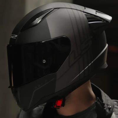 Ls2 Rapid Multiply Race Full Face Motosiklet Kaskı Yarış Spoiler + Şeffaf ve Kırmızı Vizör