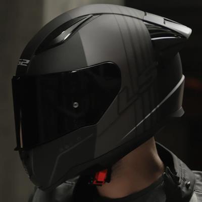 Ls2 Rapid Multiply Race Full Face Motosiklet Kaskı Yarış Spoiler + Şeffaf ve Siyah Vizör