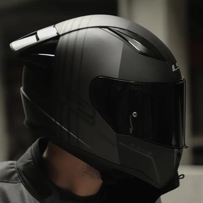 Ls2 Rapid Multiply Race Full Face Motosiklet Kaskı Yarış Spoiler + Şeffaf ve Siyah Vizör