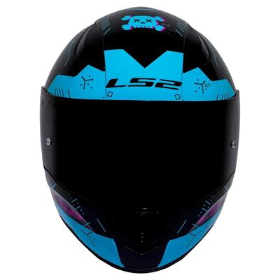 Ls2 Rapid Player Full Face Motosiklet Kaskı - Şeffaf + Siyah Vizörlü