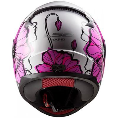 Ls2 Rapid Poppies Full Face Motosiklet Kaskı