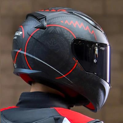 Ls2 Rapid Takaroa Full Face Motosiklet Kaskı - Siyah Vizörlü