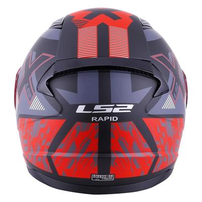 Ls2 Rapid Xtreet Full Face Motosiklet Kaskı - Gökkuşağı Vizörlü