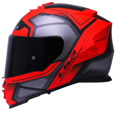 Ls2 Storm 2 Faster Full Face Motosiklet Kaskı Şeffaf + Siyah Vizörlü