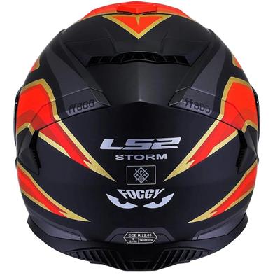 Ls2 Storm 2 Foggy Full Face Motosiklet Kaskı Siyah Vizörlü