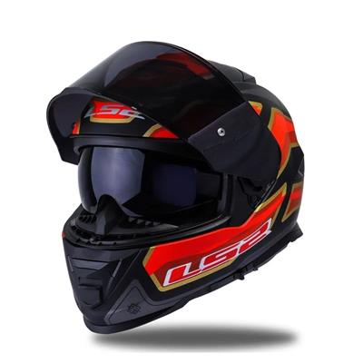 Ls2 Storm 2 Foggy Full Face Motosiklet Kaskı Siyah Vizörlü