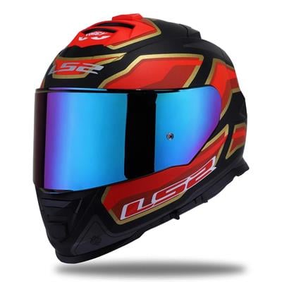 Ls2 Storm 2 Foggy Full Face Motosiklet Kaskı Şeffaf + Gökkuşağı Vizörlü