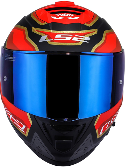 Ls2 Storm 2 Foggy Full Face Motosiklet Kaskı Gökkuşağı Vizörlü