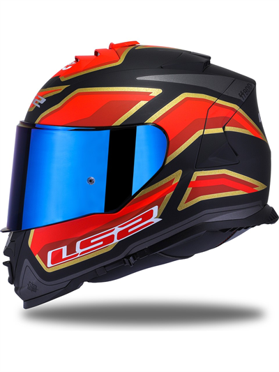 Ls2 Storm 2 Foggy Full Face Motosiklet Kaskı Gökkuşağı Vizörlü