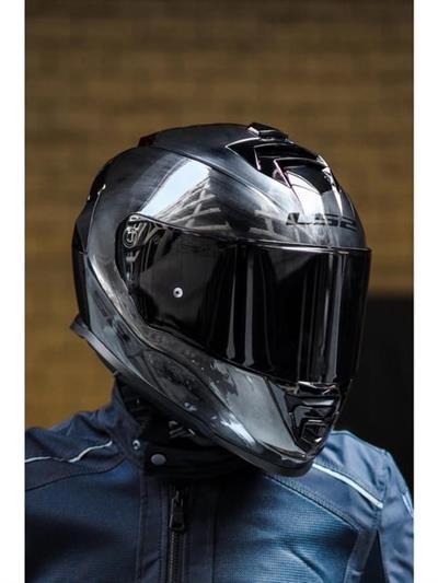 Ls2 Storm 2 Jeans Siyah Vizörlü Kask