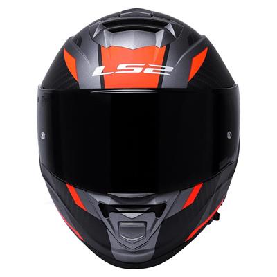 Ls2 Storm 2 Racer Full Face Motosiklet Kaskı Şeffaf + Siyah Vizörlü