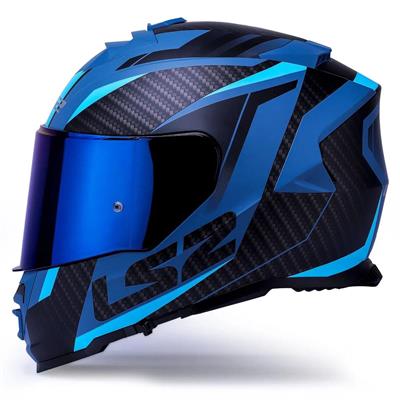 Ls2 Storm 2 Racer Full Face Motosiklet Kaskı Gökkuşağı Vizörlü