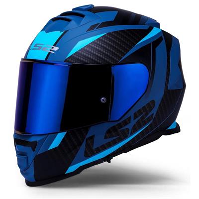 Ls2 Storm 2 Racer Full Face Motosiklet Kaskı Şeffaf + Gökkuşağı Vizörlü