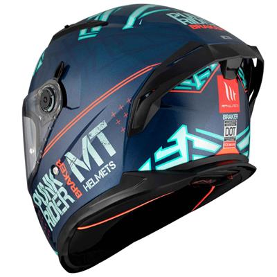 Mt Breaker Sv Punk Rider C7 Gloss Kapalı Kask