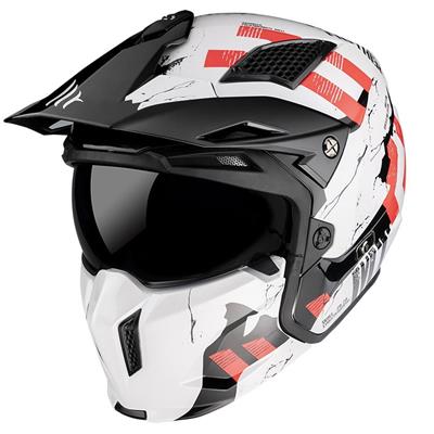 Mt Street Fighter Skull A0 Çene Açılır Motosiklet Kaskı