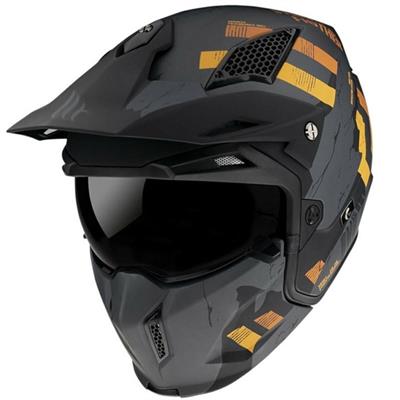 Mt Street Fighter Skull A1 Çene Açılır Motosiklet Kaskı